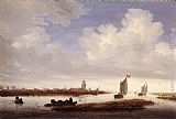 Famous View Paintings - View of Deventer seen from the northwest